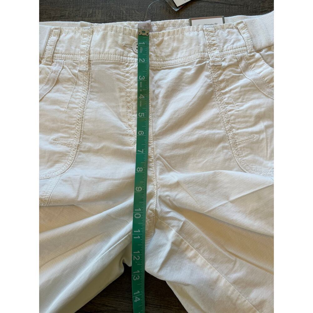 Chico's Women's Ripstop Utility 15.5IN Shorts, White, Size 1.5 (10, M) NWT - Picture 8 of 8